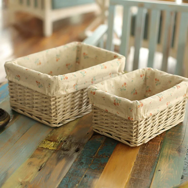

zakka small large laundry basket for clothes dirty desktop sundries storage box rectangle organizer large-wicker-storage-baskets