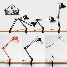 Современный компьютерный стол, лампа, продвижение, светодиодные зажимные огни, прикроватные настольные офисные светильники, освещение, железо, Lampara Escritorio, металл