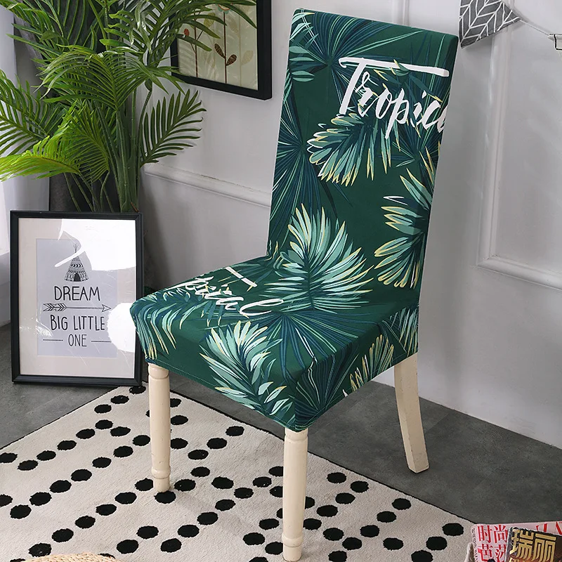 Flower Couvre Chaise Sandalye Kilifi Chair Covers Capa Cadeira Fundas