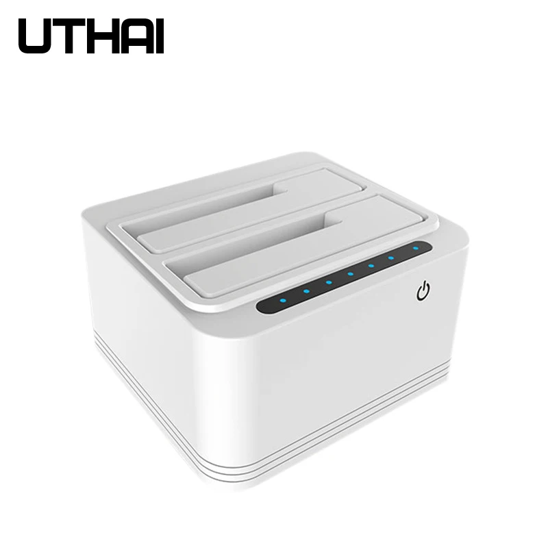 UTHAI G04 многофункциональный двойной слот USB3.0 жесткое основание привода 2,5/3,5 дюймов жесткий диск HDD офлайн копия Cloner