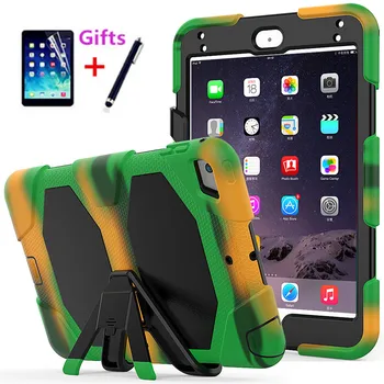 

For iPad Mini 5 2019 Case Soft Rubber Hard PC Shockproof with Kickstand Kids Protective Cover For iPad mini5 7.9" A2133 A2124