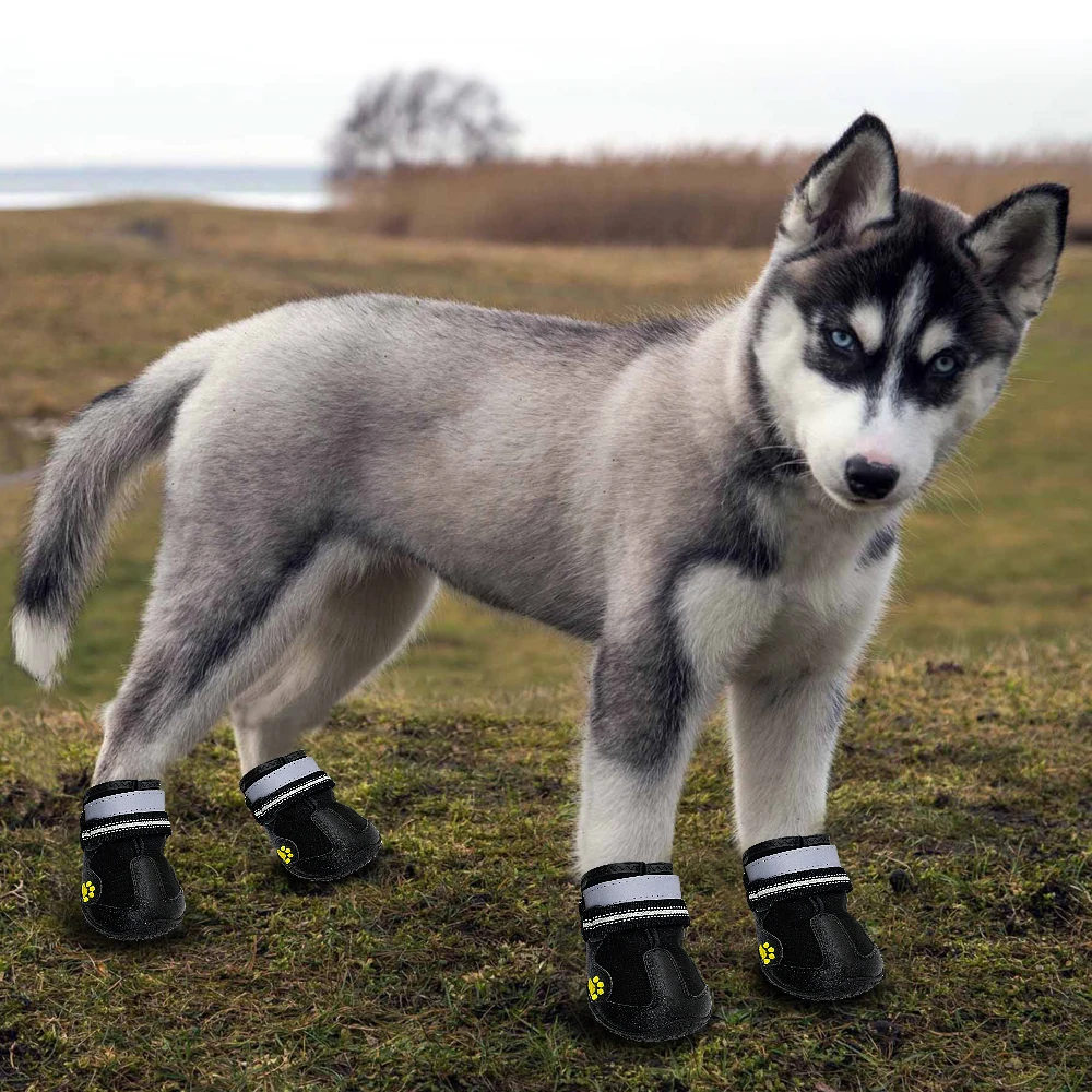 Anti-Skid and Waterproof Dog Shoes