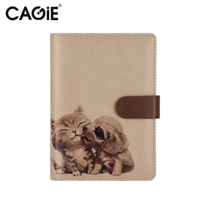 CAGIE Cute Notebook Diary Spiral Binder a6 Daily Planner Travelers Notebook Refill Leather Journal Kawaii Notebook For School CAGIE Cute Notebook Diary Spiral Binder a6 Daily Planner Travelers Notebook Refill Leather Journal Kawaii Notebook For School