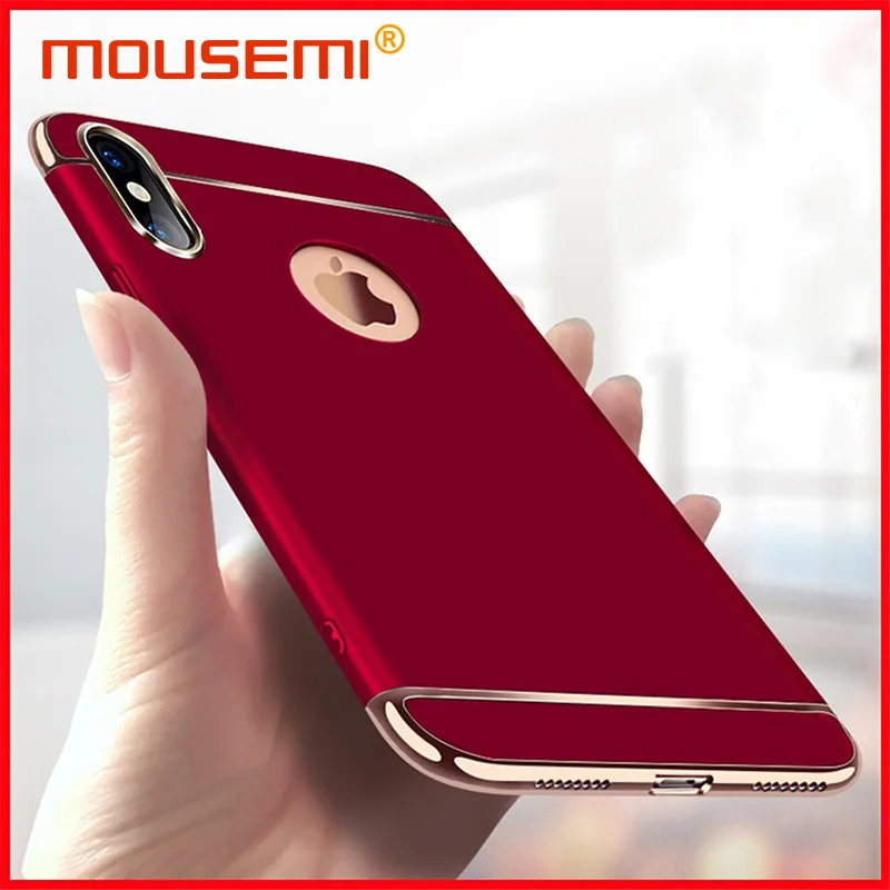 Чехол CAPAME для iPhone 7 8 6 6s Plus роскошный пластиковый чехол Жесткий X 5S |