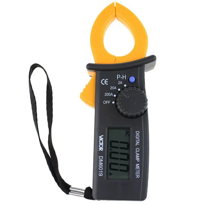 

VITOR VC6019 mini clamp meter, portable digital current clamp meter, high resolution, features simple, easy to operate.