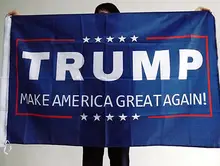 2016 Wholesale Donald J.Trump 90X150cm Foot Flag Make America Great Again for President Ds