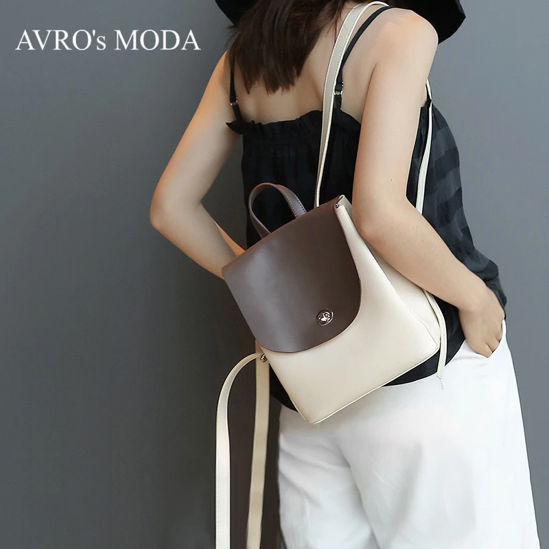 AVRO's MODA женмский рюкзак сумка женская натуральная кожа 2019 сумки дизайнерские