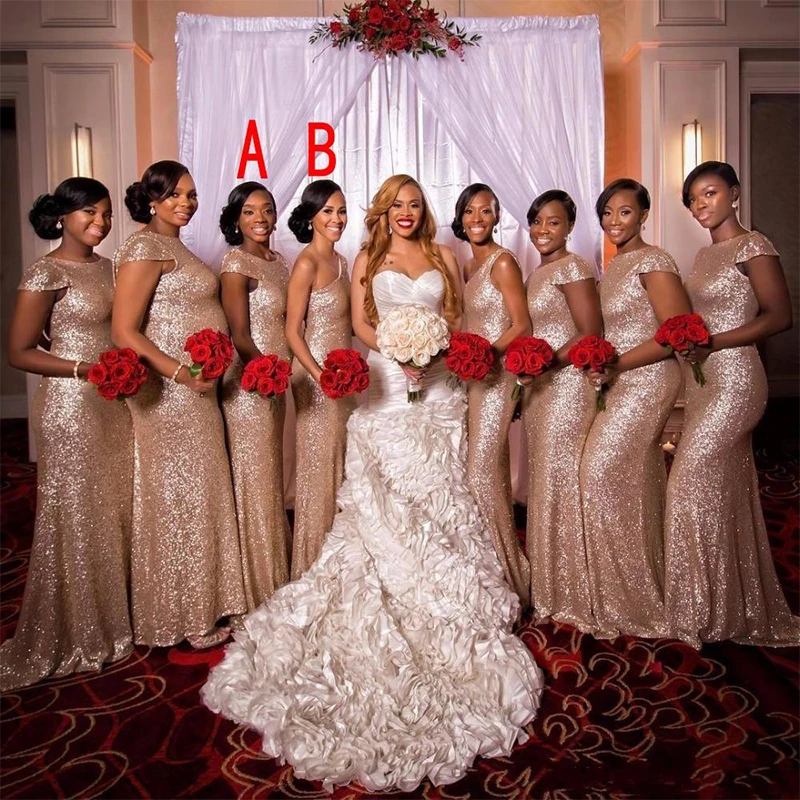 david's bridal gold sequin bridesmaid dress Floor Length Rose Gold Wedding Dress Davids Bridal Bridal Bridesmaid Dresses  David's Bridal Rose Gold Sequin
