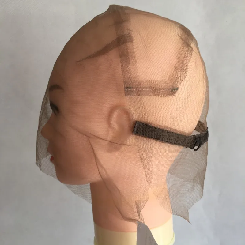 1 PC Full Lace Wig Cap Full Hand Made Wig Net For Customizing Wigs With Adjustable Straps Comfortable Hairnet (6)