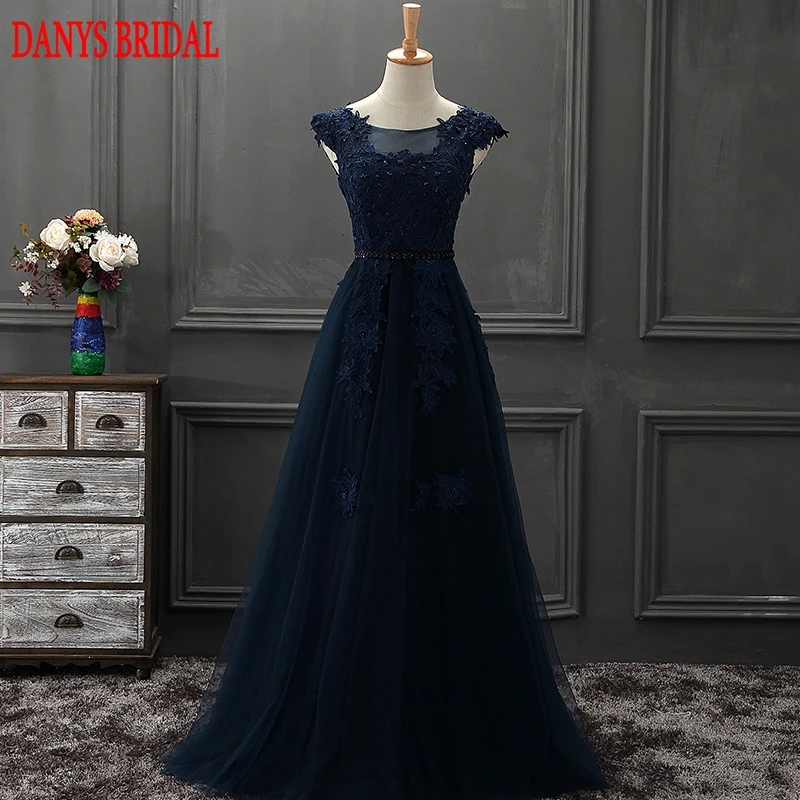 Marineblauw Kant Moeder van de Bruid Jurken voor Bruiloften Bridal Formele Godmother Bruidegom Lange Jurken Marineblauw Kant Moeder van de Bruid Jurken voor Bruiloften Bridal Formele Godmother Bruidegom Lange Jurken