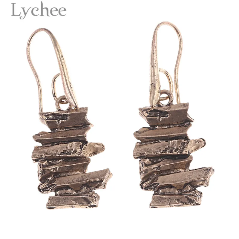 

Lychee 1 Pair Bohemia Alloy Detritus Women Drop Earrings Crystal Dangle Earrings Female Designer Ear Jewelry