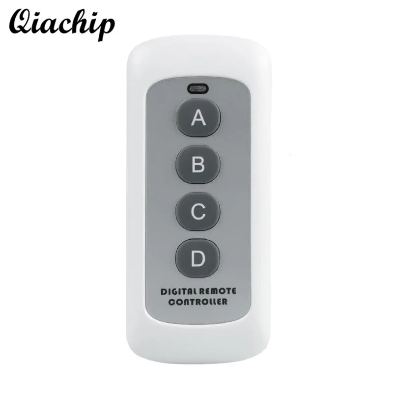 

QIACHIP 433MHz 4 CH Button 1527 Code Remote Control Switch RF Relay Transmitter Wireless Key For Smart Home Garage Door Opener