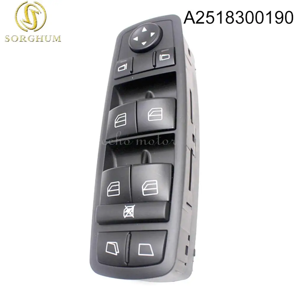 NEW Control Black Window Mirror Switch A2518300190 2518300190 Unit for mercedes Benz class A B GL ML R switch Windows | Автомобили и