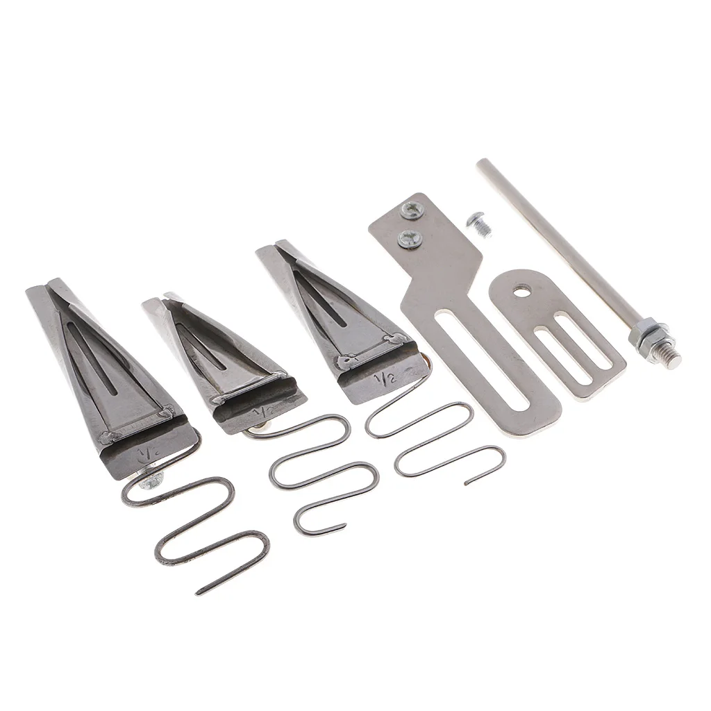 Industrial Sewing Machine Binding Folder For DYP 1404 VC008 Binding Curve Edge Size 1/2 5/16  5/8 1/4 3/8