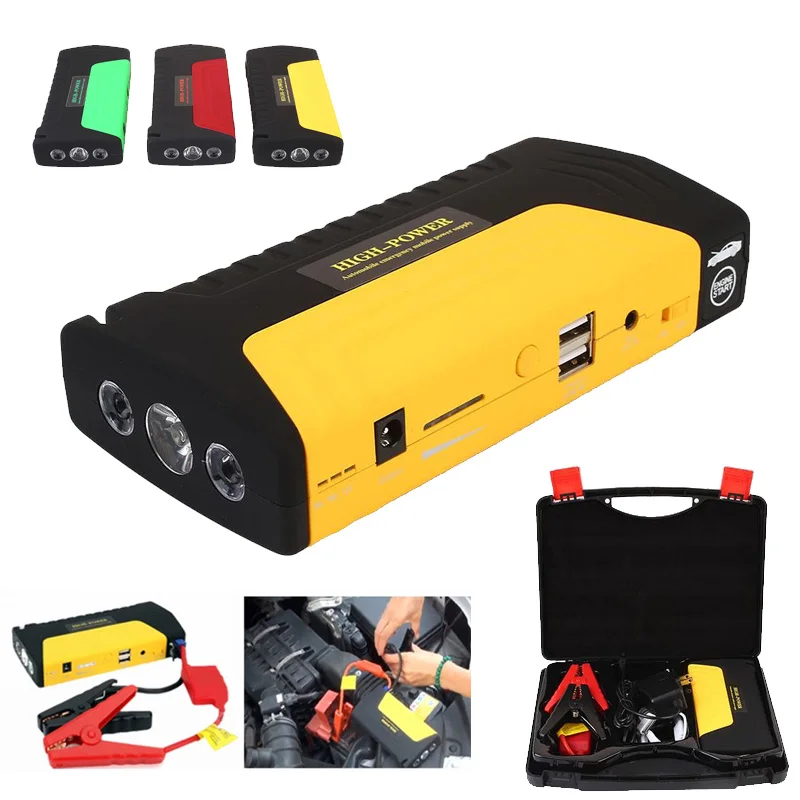 

Vehemo 2018 Emergency Starting Device Car Jump Starter 50800mah Portable Power Bank Car Charger For Car Battery Booster 2 USB