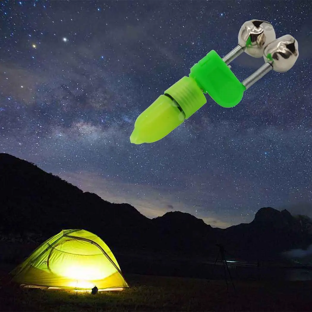 

Strike LED Picture Alarm As With Rod Bells Outdoor 2 LR41 Button Bite x Light Fishing Alert Tip Night Battery Include