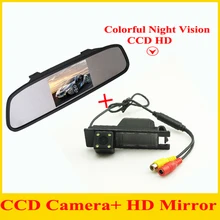 Auto Assistenza di Parcheggio 4.3 “TFT LCD Car Reverse Specchio + telecamera Posteriore per OPEL Astra H/Corsa D/Meriva A/Vectra C/Zafira B/FIAT