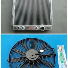 Алюминиевый радиатор и вентилятор 1964-1966 для FORD Mustang 289 302 WINDSOR V8 двигатель на 1964 1965 1966