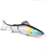 1 Uds Minnow señuelo de pesca 130mm 18,5g secciones Multi articuladas Crankbait cebo duro Artificial Lucio herramientas de pesca de carpa ► Foto 2/6