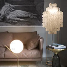 Современный минималистский белый корпус торшер спальня столовая E27 110-220v