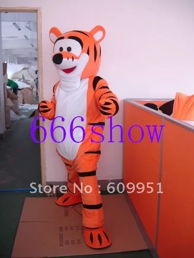 

Adult sizes tigger Mascot Costume Cartoon Fancy sexy Halloween Dress kids party Free shipping