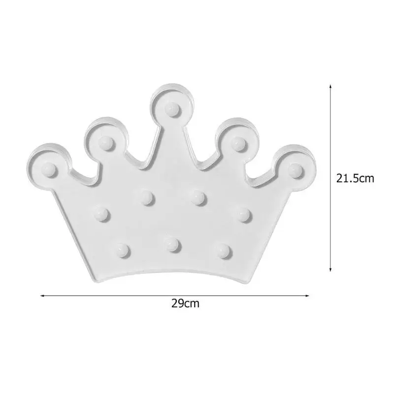 Креативный светодиодный Ночной светильник в форме короны для дома, детской спальни, свадьбы, дня рождения, вечеринки, декоративный светильник, лампа, Прямая поставка