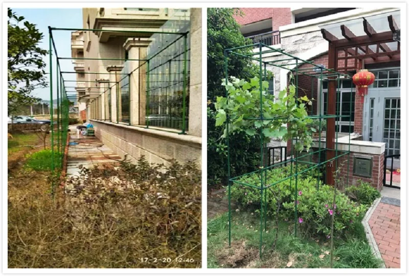 20 шт 16 мм Пластиковые заполненные стальные трубки части Садоводство ...