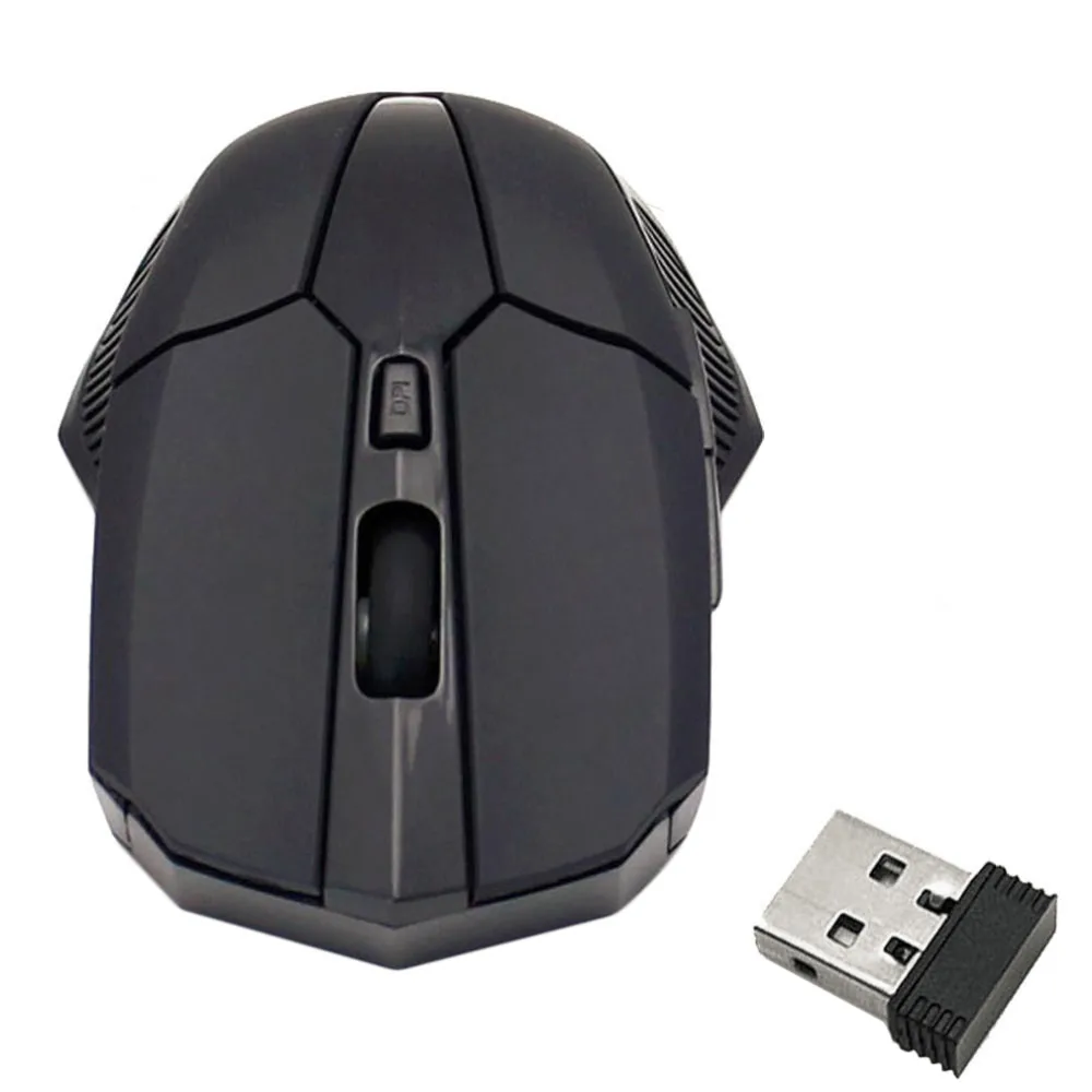 

Hot NEW Promotion 2.4 GHz Wireless Optical Mouse Mice USB 2.0 Receiver for PC Laptop Black Ergonomic Design Mouse Gamer Mouse