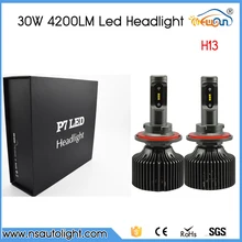 P7 LED Headlight H13 All In One 4200LM 30w H13 LED Headlight Lamp Hi/Lo Auto H13 LED Car Headlight Bulb