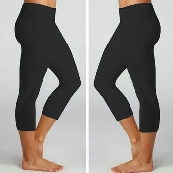 

Printed Women Sport Fitness Leggings Romantic Tummy Control Pants Slim High waist Gym Elastic Long for Running