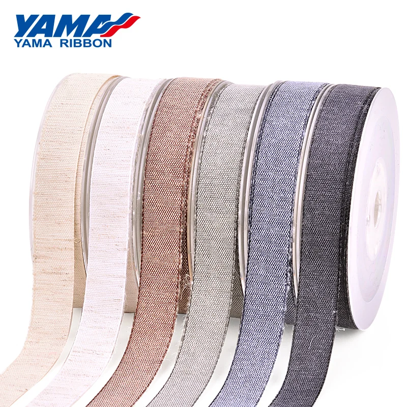 Нейлоновая хлопковая лента YAMA 50 ярдов 9 мм 16 25 38 и 3/8 дюйма 5/8 1 дюйм 1/2 ленты ручной