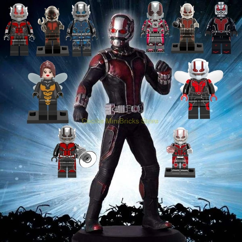 

Legoing Marvel Avengers Ant Man Wasp Vision Aciton Movie Figures building blocks toys for Children Compatible Legoings thanos