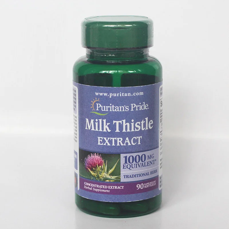 

Free Shipping Milk Thistle Extract 1000 mg 90 pcs