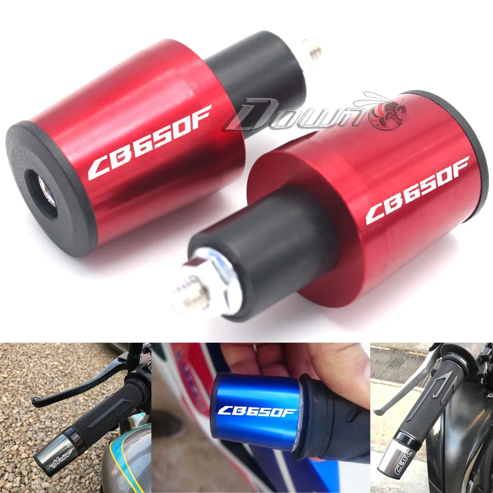 

For Honda CB650F CB 650F 2007-2013 Motorcycle Accessories 7/8'' 22MM Handlebar Grips Handle Bar Cap End Plugs