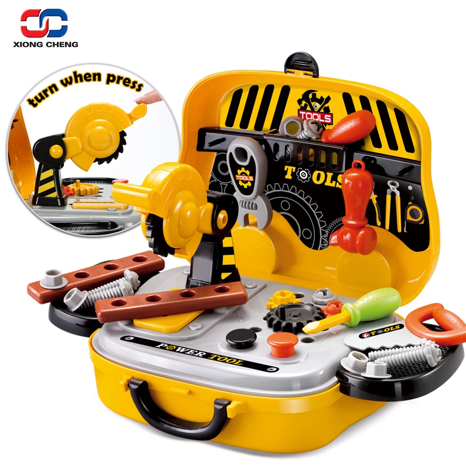 Outils De Construction Jouet Ensemble Pour Bebe Garcon En Plastique Tronconneuse Vis Marteau Jouer A Faire Semblant Enfants Valise Jardin Menuiserie Outil Boite D60 Aliexpress