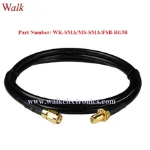 SMA Мужской Женский rg58 Удлинитель sma rg58 разъем антенны кабель