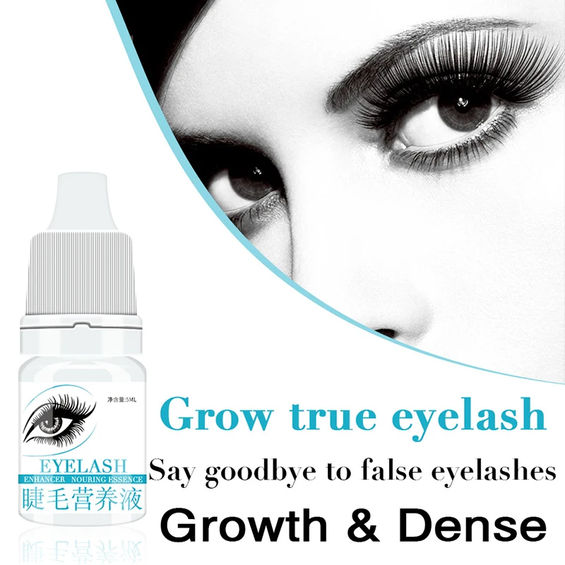 

HANDAIYAN 5ml Eyebrows Eyelash Enhancer Liquid Set Long Thicker Makeup Eyelash Growth Pure Chinese Medicine Gentle Serum TSLM2