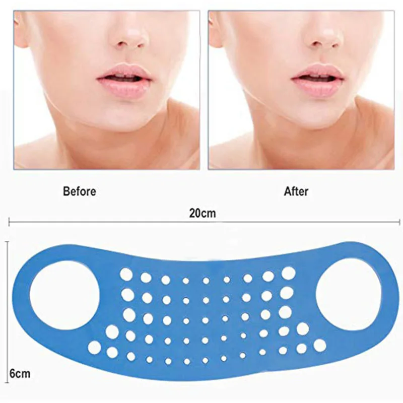 Силиконовая маска для лица похудения инструменты подтяжки Пояс придания формы