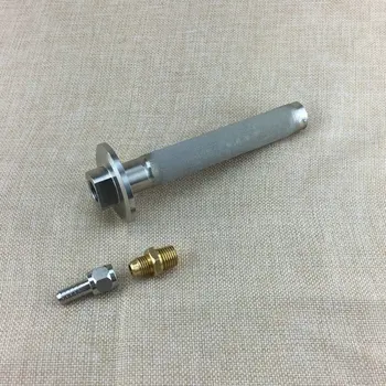 

6" length Stainless Steel Carbonation Stone SS316 with 1/4" NPT Female with gas inlet accessories