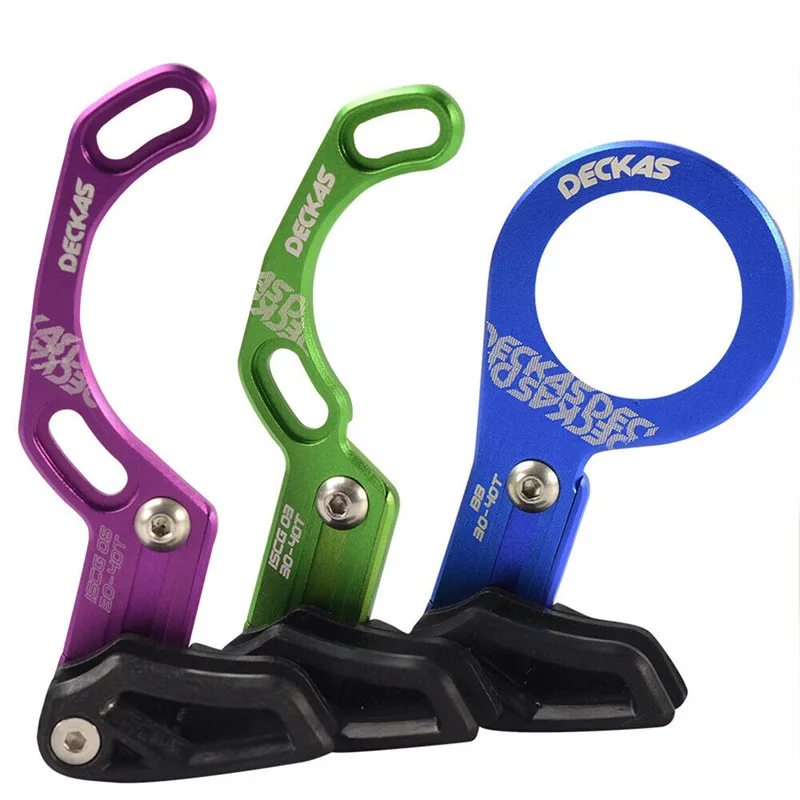 Cheap DECKAS Bike Chain Guide MTB Bicycle Chain Guide 1X System ISCG 03 ISCG 05 BB Mount CNC Single Speed Wide Narrow Gear Chain Guide 9