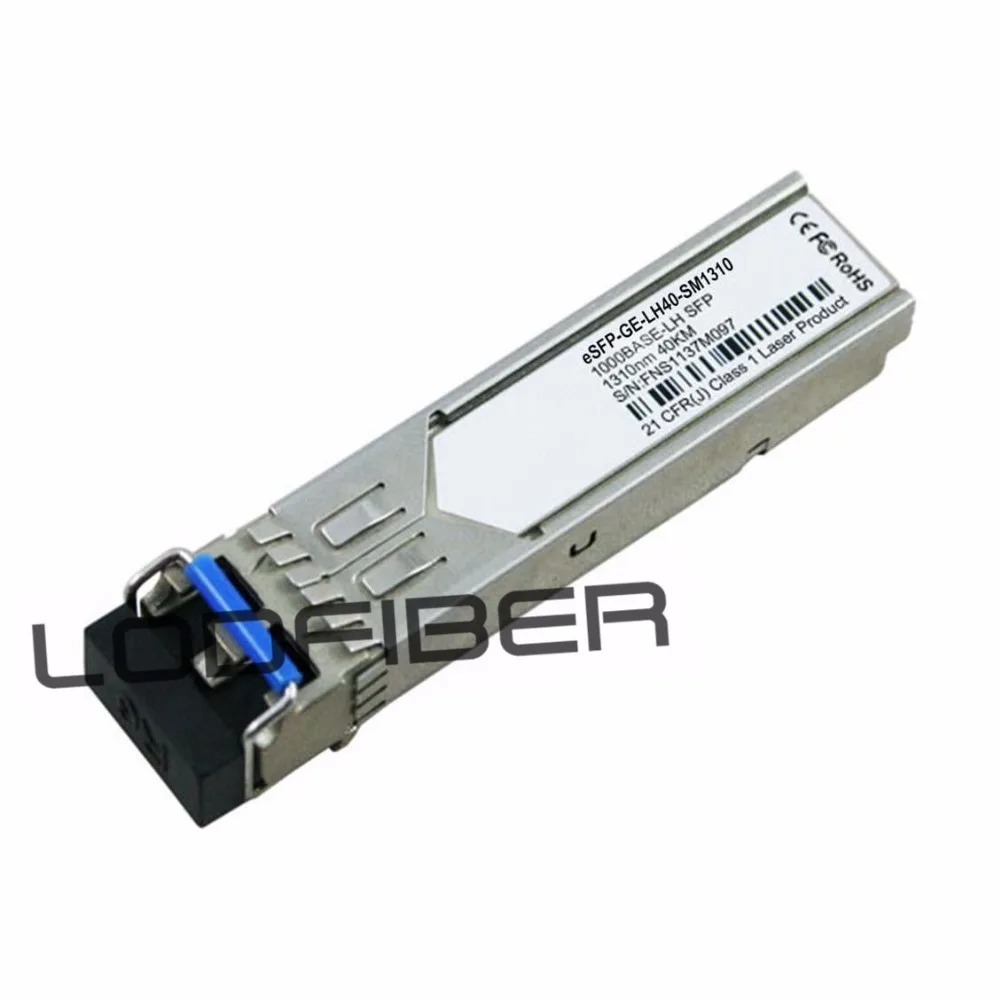 

eSFP-GE-LH40-SM1310 Compatible 1000BASE-LH40 SFP 1310nm 40km DOM Transceiver