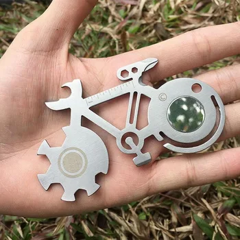 

Stainless steel EDC tools, multi-functional outdoor camping knife card, universal life-saving card combination tool card.