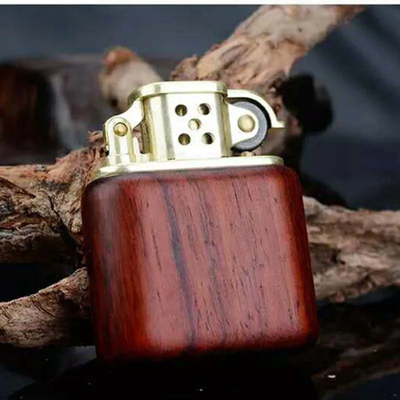 Палисандр Винтаж бензиновый керосиновая Зажигалка для сигарет газовая