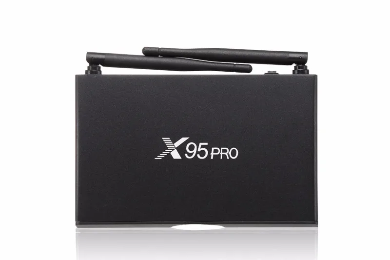 

X95Pro Android 6.0 Smart TV Box Core 2GB +16GB or 1GB +8GB WiFi HDMI 3D 4K VP9 H. 265 Media Player 2.0A 1080P VP9