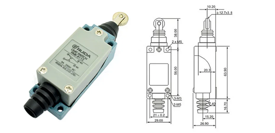 Высокое качество ME-8104 8112 ME-8108 TZ-8108 водонепроницаемый герметичный металлический поворотный Мгновенный Концевой выключатель Регулируемый рычаг 5A/250VAC