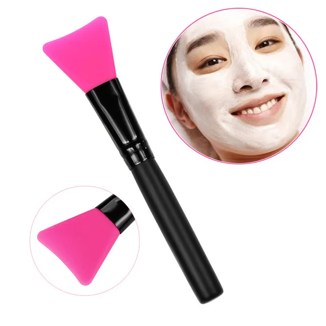 1pcs Professional Makeup Mask Brush Wooden Handle Facial Face Mud Mask