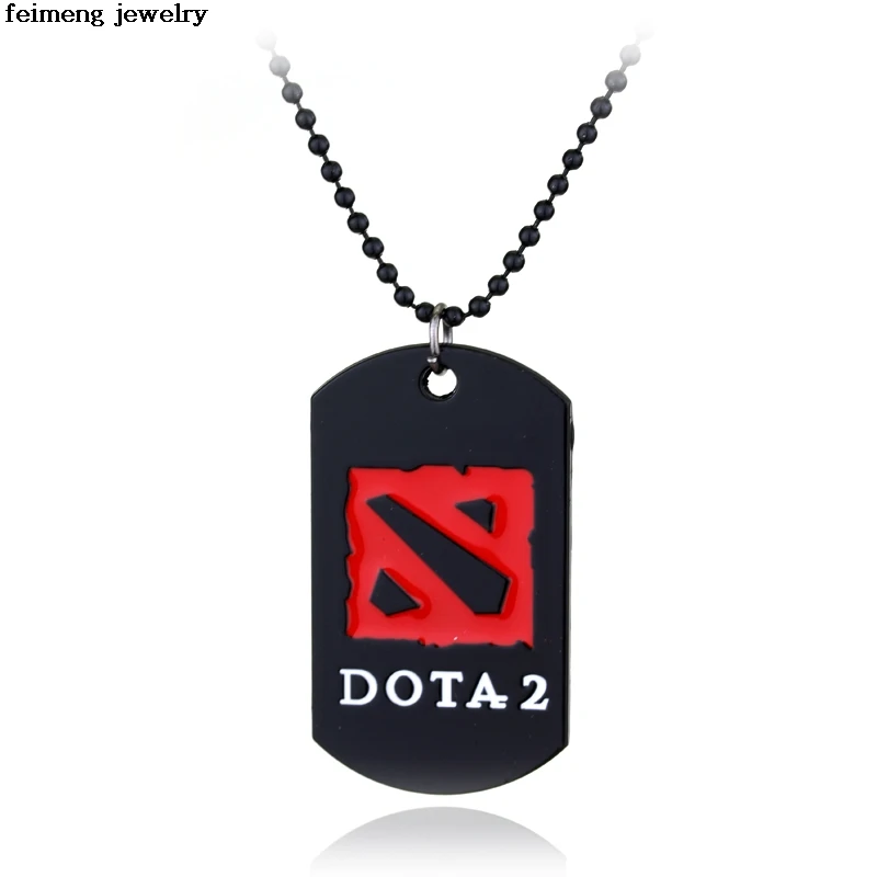 Wholesale Hot Games Dota 2 Logo Stainless Steel Necklace Dota2 Neckless Man Colar Masculino Vintage Neclace For Best Friends Neclace For Men Neclace Menneclace Vintage Aliexpress