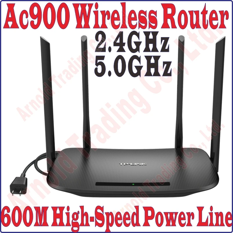 

TP-LINK AC900M HyFi Intelligent Dual Band Wireless Router Power Line Communication Large Area Coverage Easy To Set Up