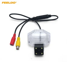 FEELDO 1 шт. заднего вида Обратный Камера с 4LED огни для Toyota Corolla/VIOS/Avensis парковка Камера # FD-4053