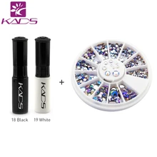KADS штамп лак 2 шт стэмпинг для ногтей+ 1 шт лак для ногтей горный хрусталь ручка для дизайна ногтей набор для ногтей